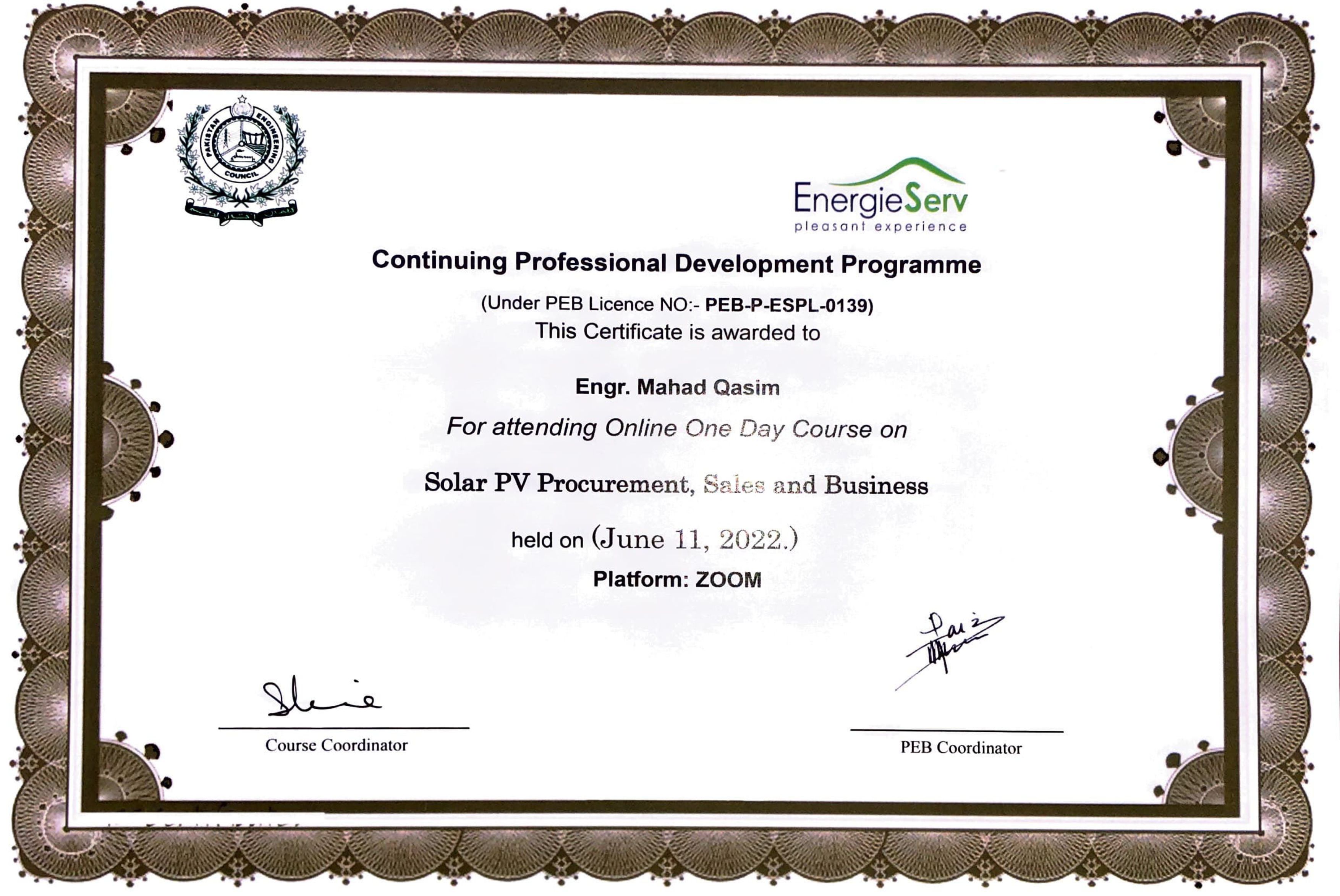 Solar PV Procurement